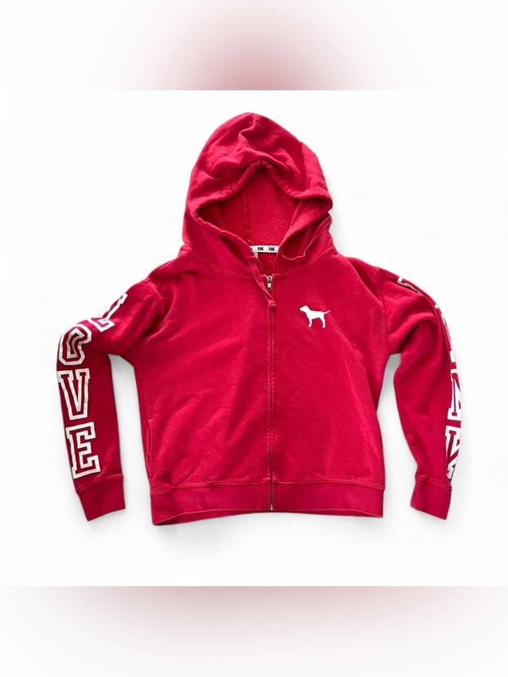Y2K PINK Victoria's Secret Pink Zip Up Hoodie